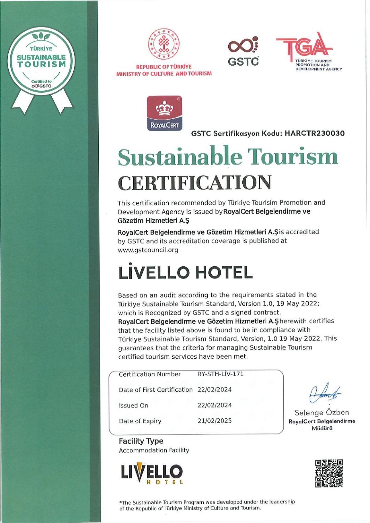 Livello Hotel Estambul Exterior foto